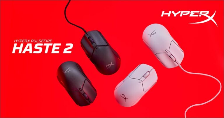 O novo mouse para jogos Haste 2 da HyperX pode funcionar com ou sem fio